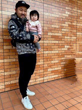 「ホワイトスニーカー」｜「アイテム（マウンテンパーカー）」を使った、Pele10さん（メンズ・173cm）の秋コーディネート