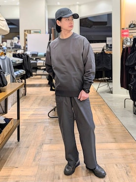 「GLOBAL WORK（グローバルワーク）のアイテム（キャップ）」を使った、もりもんさん（メンズ・171cm）の春コーディネート