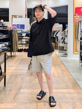 「アイテム（帽子）」を使った、もりもんさん（メンズ・171cm・30代）の夏コーディネート