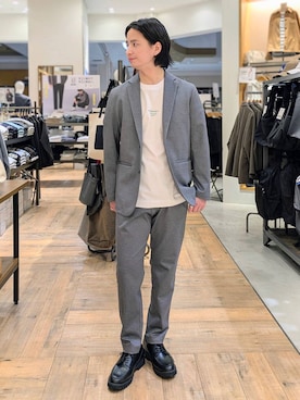 もりもんさん(メンズ・171cm)の冬コーディネート