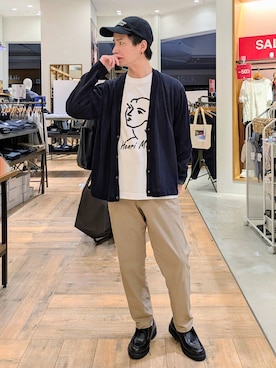 「アイテム（その他シューズ）」を使った、もりもんさん（メンズ・171cm）の秋コーディネート