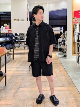 「アイテム（ソックス/靴下）」を使った、もりもんさん（メンズ・171cm・30代）の夏コーディネート