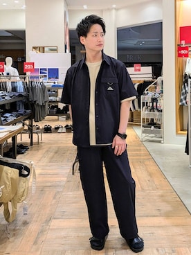 「アイテム（サンダル）」を使った、もりもんさん（メンズ・171cm・30代）の夏コーディネート