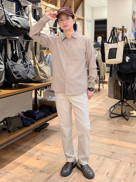 「GLOBAL WORK（グローバルワーク）のアイテム」を使った、もりもんさん（メンズ・171cm）の春コーディネート