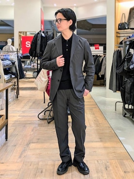 もりもんさん（メンズ・171cm）の冬コーディネート