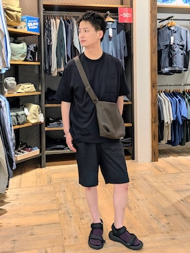 「アイテム（レッグウェア）」を使った、もりもんさん（メンズ・171cm・30代）の夏コーディネート