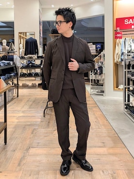 「アイテム（その他シューズ）」を使った、もりもんさん（メンズ・171cm・30代）の秋コーディネート