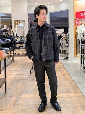 もりもんさん（メンズ・171cm）の秋コーディネート