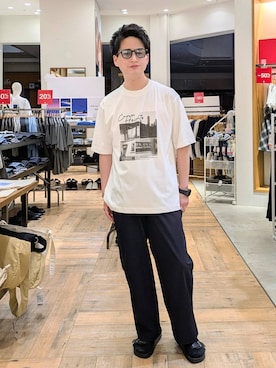 「アイテム（レッグウェア）」を使った、もりもんさん（メンズ・171cm・30代）の夏コーディネート