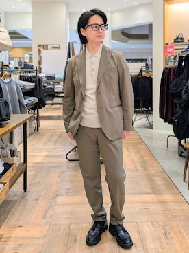 もりもんさん（メンズ・171cm）の冬コーディネート