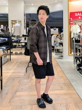もりもんさん（メンズ・171cm）の秋コーディネート