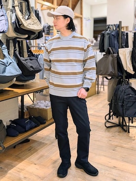 「GLOBAL WORK（グローバルワーク）のアイテム（キャップ）」を使った、もりもんさん（メンズ・171cm）の春コーディネート