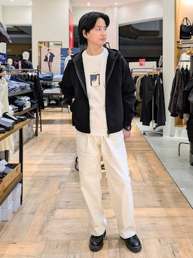 もりもんさん（メンズ・171cm）の冬コーディネート