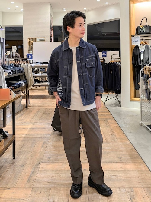 セール】クリーンデニム/トラッカージャケット/CLEAN MODE/575819