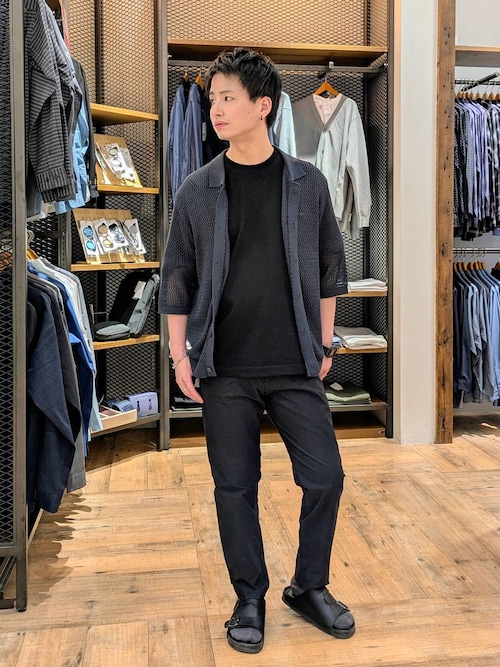 TWOWUS ワイドスラックス GLOBAL WORK パンツ スマらくイージーパンツ/メッシュ/288596