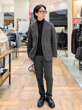 もりもんさん（メンズ・171cm）の冬コーディネート