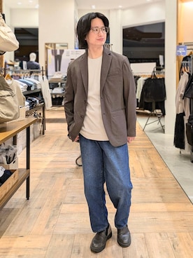 もりもんさん（メンズ・171cm）の春コーディネート