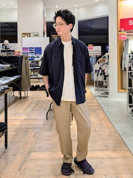「アイテム（ソックス/靴下）」を使った、もりもんさん（メンズ・171cm・30代）の夏コーディネート