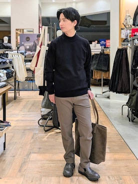 「シンプルコーデ」｜もりもんさん（メンズ・171cm・30代）の冬コーディネート