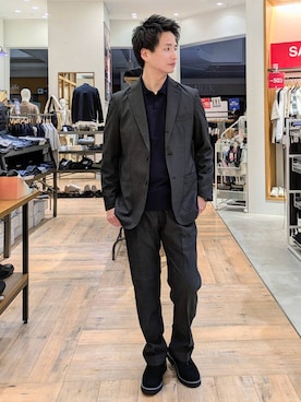 「アイテム（その他シューズ）」を使った、もりもんさん（メンズ・171cm）の秋コーディネート