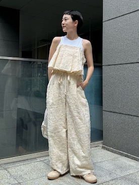 emmi（エミ） ウエストギャザーワイドパンツ ウエストギャザーワイドパンツ(ワイドパンツ)｜パンツ｜emmi（エミ）の