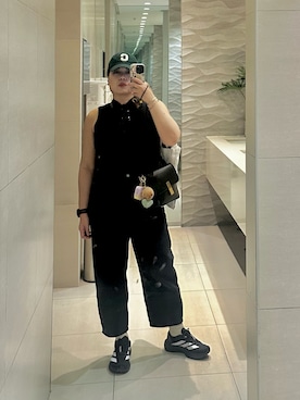 「monochrome」｜@catroachさん（レディース・168cm）の夏コーディネート