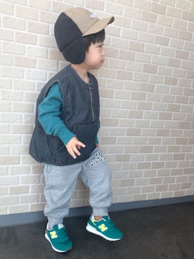 kaiii998さん（キッズ・100cm）の冬コーディネート