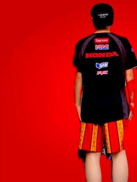 「GAS（ガス）のアイテム」を使った、katsushitさん（メンズ・170cm）の夏コーディネート