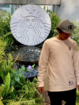 「スターバックス」｜katsushitさん（メンズ・170cm）の春コーディネート