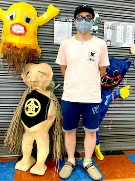 「マリン」｜「アイテム（スリッポン）」を使った、katsushitさん（メンズ・170cm）の夏コーディネート
