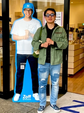 「BAYFLOW（ベイフロー）のアイテム（ジャケット/アウター）」を使った、katsushitさん（メンズ・170cm）の春コーディネート