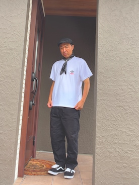 「Dickies（ディッキーズ）のアイテム」を使った、katsushitさん（メンズ・170cm）の夏コーディネート