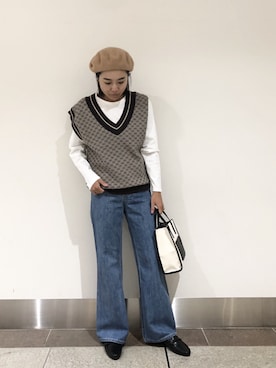 natsuhaさん（レディース・159cm）の秋コーディネート