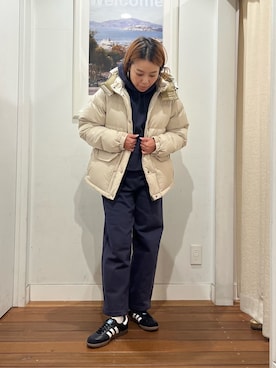 「ノースフェイス」｜natsuhaさん（レディース・158cm）の秋コーディネート