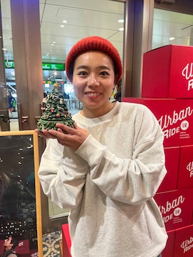 「アイテム（その他雑貨）」を使った、natsuhaさん（レディース・158cm）の冬コーディネート