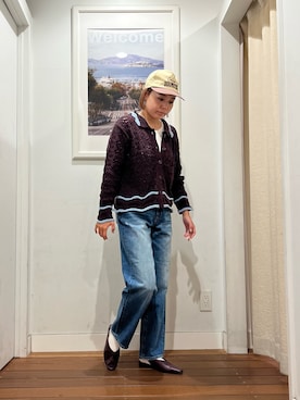 「URBAN RESEARCH Sonny Label（アーバンリサーチサニーレーベル）のアイテム（キャップ）」を使った、natsuhaさん（レディース・158cm）の秋コーディネート