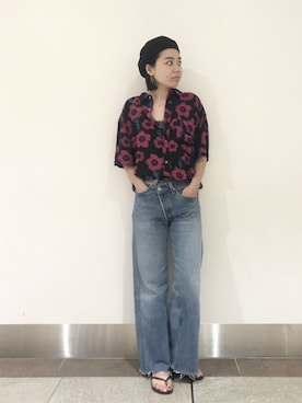 「havaianas（ハワイアナス）のアイテム（サンダル）」を使った、natsuha612さん（レディース・158cm）の夏コーディネート
