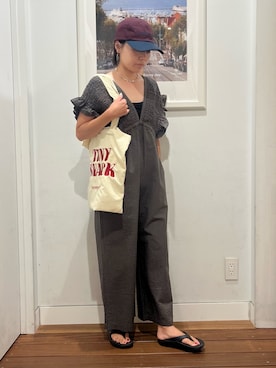「URBAN RESEARCH Sonny Label（アーバンリサーチサニーレーベル）のアイテム（バッグ）」を使った、natsuhaさん（レディース・161cm）の夏コーディネート