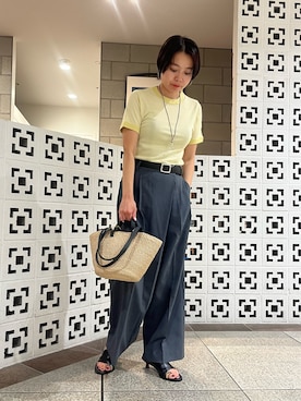 「URBAN RESEARCH Sonny Label（アーバンリサーチサニーレーベル）のアイテム（シューズ）」を使った、natsuhaさん（レディース・161cm）の春コーディネート