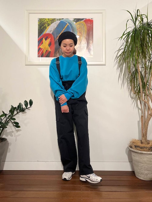 SHARE SPIRIT オーバーオール　カーゴパンツ　2way ベロア オーバーオール サロペット 「WARAIJOGO」ワイドシルエット