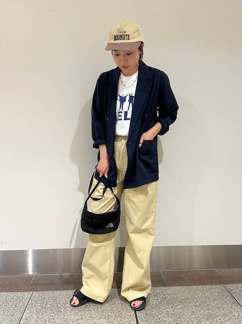 パンツ sure セール】オーバーラップタックワイドパンツ（その他パンツ