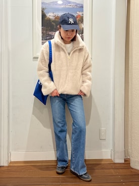 「GOOD ROCK SPEED（グッドロックスピード）のアイテム」を使った、natsuhaさん（レディース・158cm）の冬コーディネート