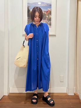 「アーバンリサーチ」｜「アイテム（ワンピース/ドレス）」を使った、natsuha612さん（レディース・158cm）の夏コーディネート