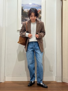 「URBAN RESEARCH Sonny Label（アーバンリサーチサニーレーベル）のアイテム（パンツ）」を使った、natsuhaさん（レディース・161cm）の秋コーディネート