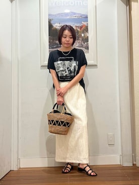 「URBAN RESEARCH Sonny Label（アーバンリサーチサニーレーベル）のアイテム（アクセサリー）」を使った、natsuha612さん（レディース・158cm）の夏コーディネート