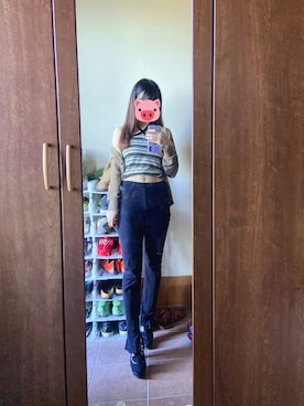 「topic luxe（トピックラックス）のアイテム」を使った、JD脂肪の鎌足さん（レディース・156cm）の夏コーディネート