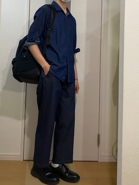 「BEAMS（ビームス）のアイテム（ブーツ）」を使った、sshuhoさん（メンズ・173cm）の秋コーディネート