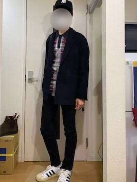 「BURBERRY（バーバリー）のアイテム（キャップ）」を使った、sshuhoさん（メンズ・173cm）の秋コーディネート