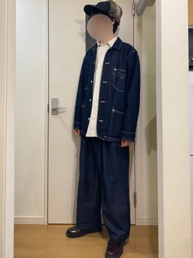 「allery（アレリー）のアイテム」を使った、sshuhoさん（メンズ・173cm）の秋コーディネート