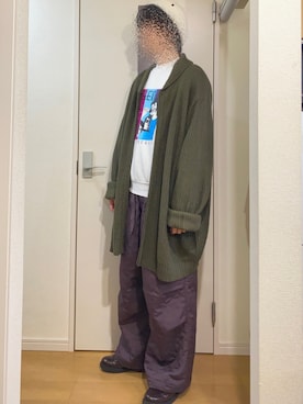 「KINGSIZE（キングサイズ）のアイテム」を使った、sshuhoさん（メンズ・173cm）の春コーディネート